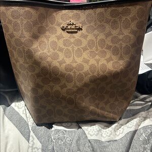 Coach Signature Tan Tote Bag